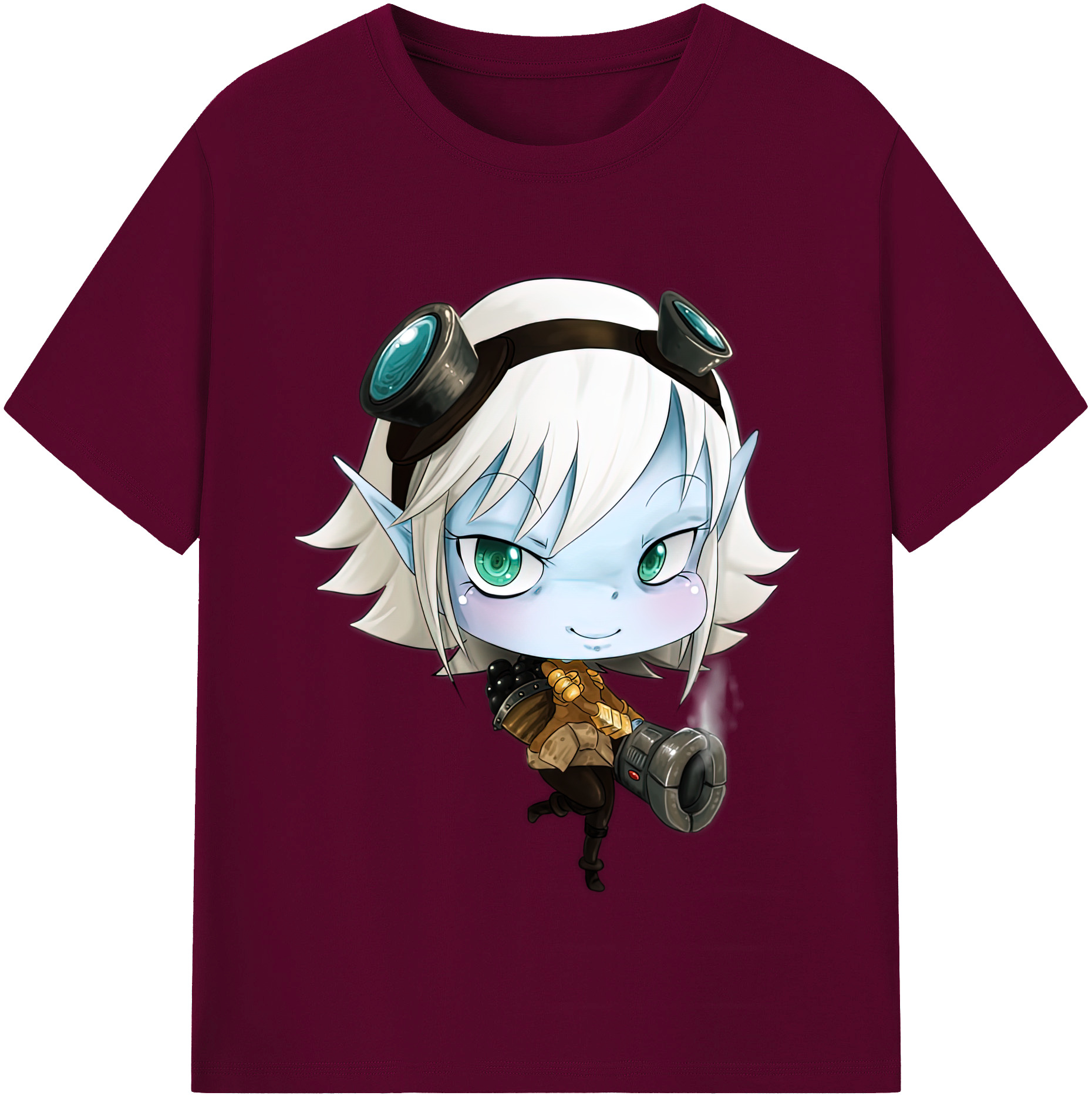 （画像用） リーグ・オブ・レジェンド League of Legends LOL レディースカジュアルプリントTシャツ（綿100％）